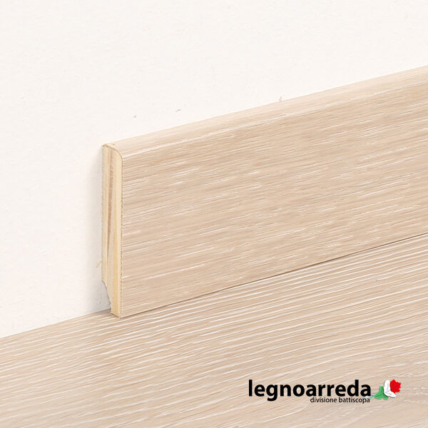 Battiscopa/zoccolino rivestito 50 x 10 Silver